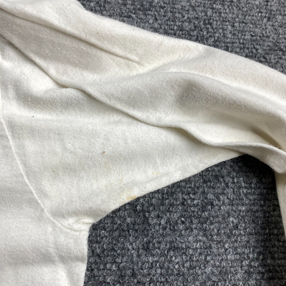 Vintage Aeropostale Shirt Men's Large White Graphic Crew Neck 100% Cotton USA - Picture 9 of 14
